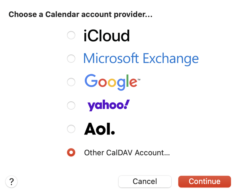 Apple Calendar Provider